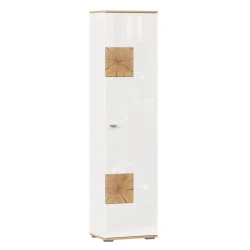 Fiji One-Door Wardrobe (Golden Oak/White) Model LD.659160.000