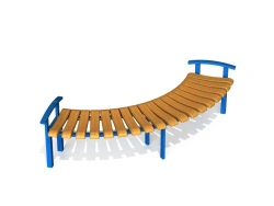 Quarter-Circle Park Bench, MF 1.161