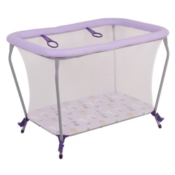 Feya Classic Playpen with Cute Deer Design, Lilac, Model 0002127-10