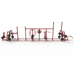 Outdoor Fitness Complex with 9 Training Machines - UTК-005