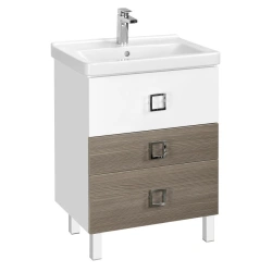 Aquaton Istanbul 65M Washbasin Cabinet with Larch Finish 1A145801ST5801.A145.8.01S.T58.0