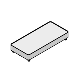 Wooden Bed Base for Adults - Contemp, Bolero, Elsa, Carmen, Milana, Fandango, Twist