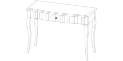 Buongiorno Console Table Set for Living Room Art. S505 S01
