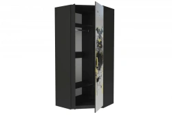 Corner Cabinet Facade Batman LD.519050.000 M (White/Black)