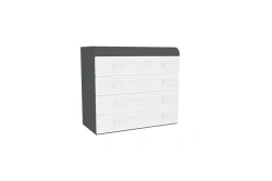 Sonata LD 628.080.000 Chest of Drawers (Gray/Chocolate/Wenge Cavo)