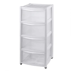 Amadeo 4-Drawer Rolling Chest of Drawers