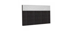 Sonata LD 628.170.000 Bed Headboard 1600 (Gray/Chocolate/Wenge Cavo)