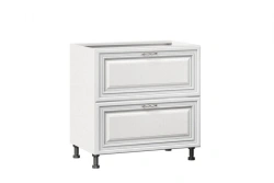 Light Oak Kitchen Cabinet Facade Set with 2 Drawers Model LD.275150.000