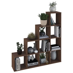 Polini Home Smart Vintage Open Shelf Cascade with 10 Sections