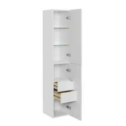 Madrid White Gloss Hanging Column Cabinet 1A129603MA0101