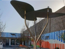 Stainless Steel Leaf Shade Canopy