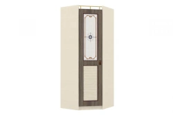 Corner Cabinet Calypso LD.509300.000 45 cm (Dark Sonoma/Striped Lacquer)