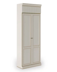 Elegant Wardrobe Cabinet with Doors 1000*460*2662, Art. MNV-100266 W