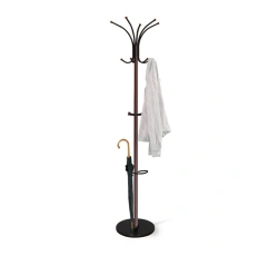 Metal Clothes Rack with PVC Wood Finish - Sheffilton SHT-CR9