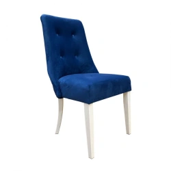 Elegant Gwen Chair with Soft Seat and Curved Back