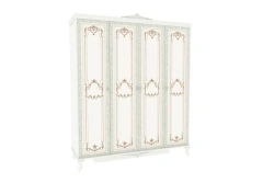 Alabaster Left-Swing Cabinet Door Facade - Luiza LD.665350.000