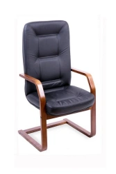 Senator Extra Conference Chair - Non-Rotating Wooden Base