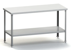 Stainless Steel Work Table with Solid Shelf for Food Industry - SRT-PN
