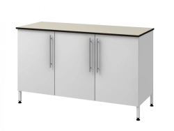 Wall-Mounted Table on Metal Support Column 1500 PTDLg