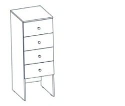 Children's Wardrobe for Changing Clothes - Alliance-S Brand