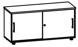 Sliding Door Cabinet 8622 Galant Series