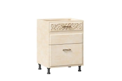 Alexandria LD.249120.000 Facade with 2 Drawers 600 (Lento Leather)