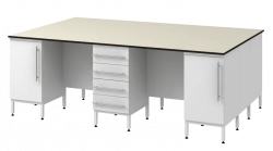 High Island Table with Support Columns 2400 СОТLg