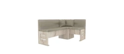 KU City Sofa M (Light Sonama/Beige)