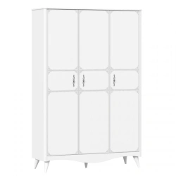 Combined Cabinet 800 (Glossy White/Statuario) Model Nord LD.454050.000