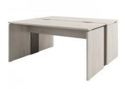 Double Workstation Table by DAMINART