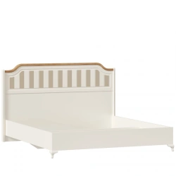 Villaggio Bed 1800x2000 (Alabaster/Golden Oak)