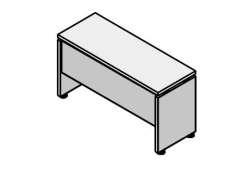 Office Extension Table with Wooden Frame - Various Series