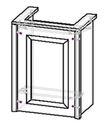 TS7 Presentation Stand with MDF Profile and Custom Color