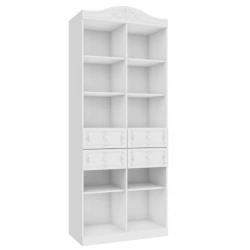 Two-Section Shelving Unit Karina LD.525080.000 (White)