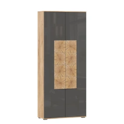 Fiji LD.659310.000 Two-Door Cabinet (Golden Oak/Anthracite)