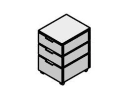 Mobile Office Cabinet - Furniture Set "Time.S