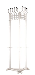 Gardix-3 Group Clothing Rack with Umbrella Holders