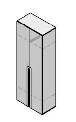 Wooden Office Wardrobe Furniture Set "Remo