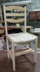 Unupholstered Pine Leskvik Chair